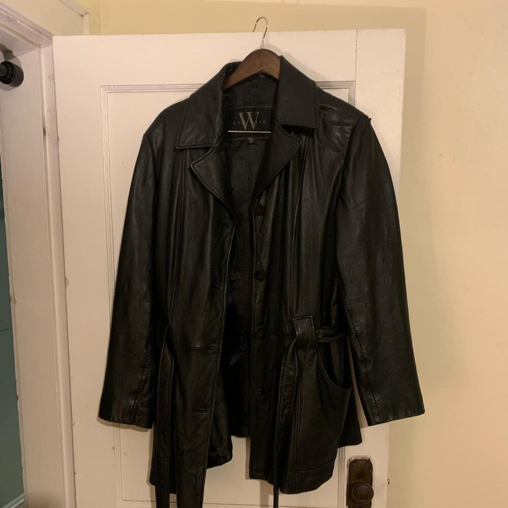 Leather Coat New York by Winlit size 2x